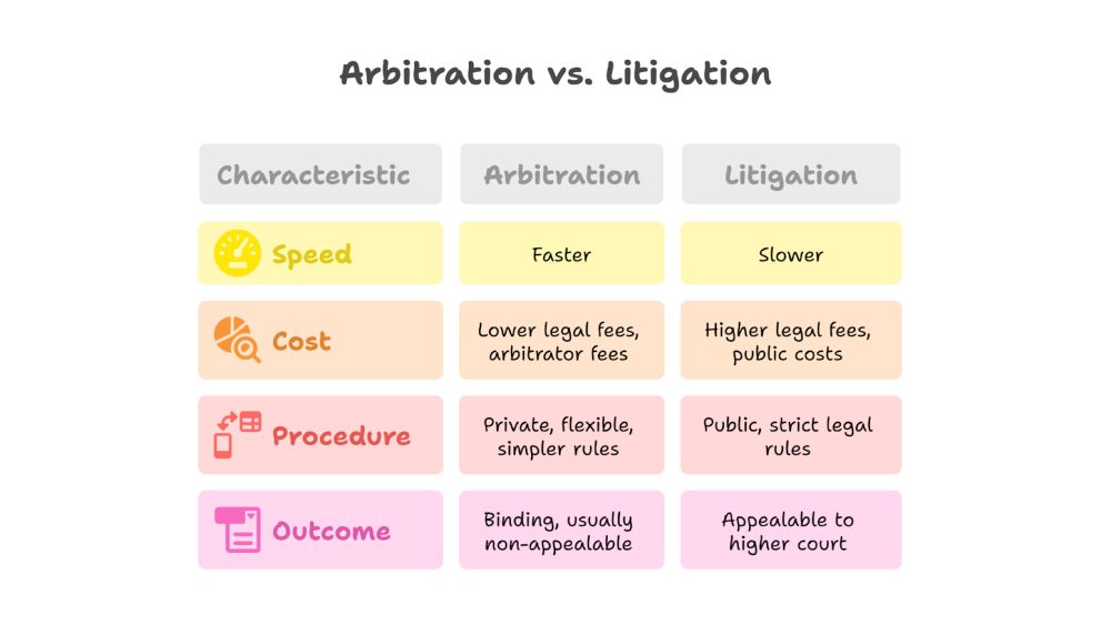 Personal Injury Arbitration vs. Litigation: Key Differences